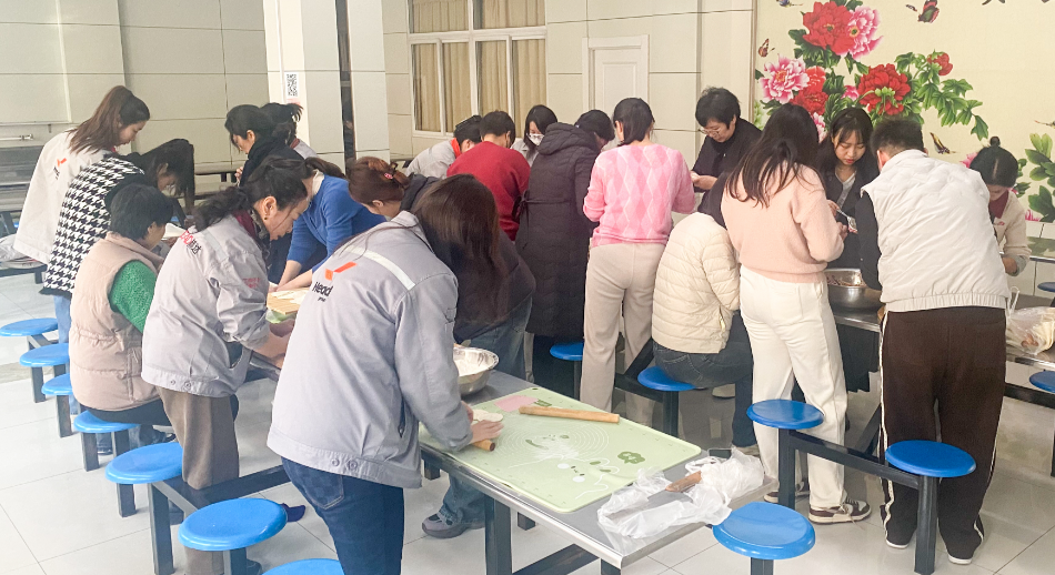 冬至大如年 人间小团圆 | OD官网-OD(中国)一站式服务平台集团组织冬至包饺子活动